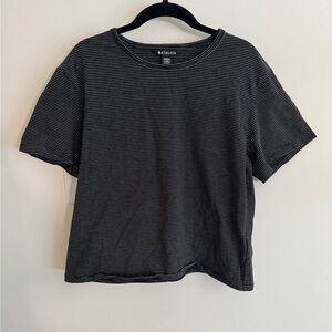 Athleta striped crop top